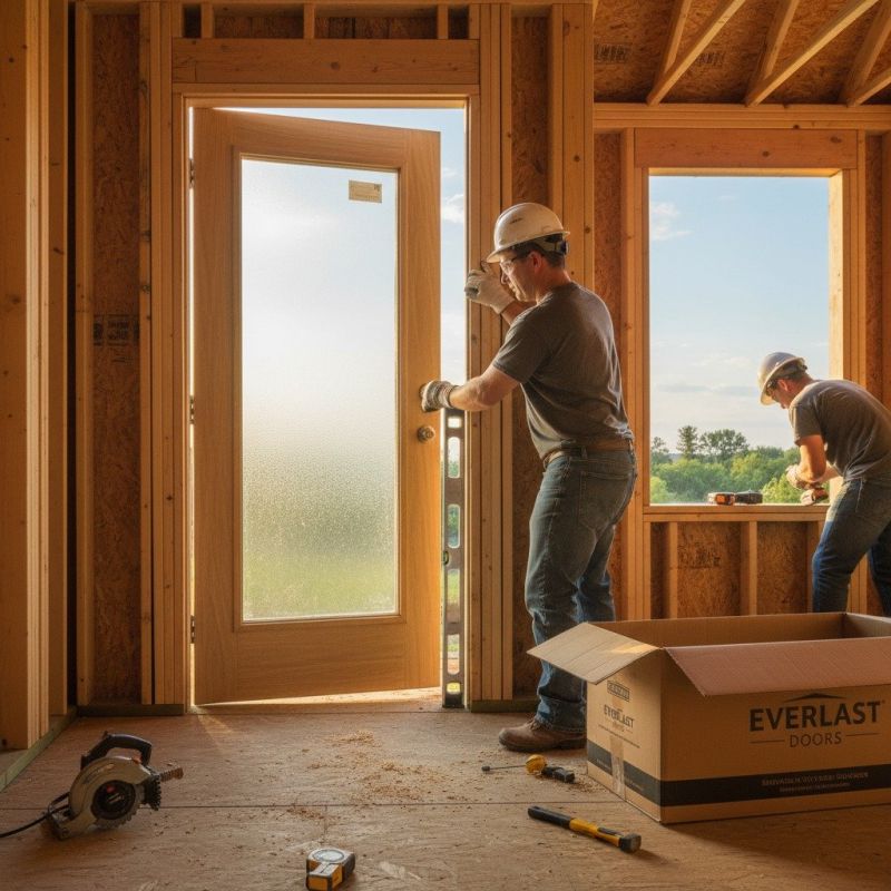 Fiberglass Door Installation