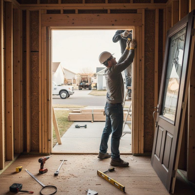 Door Handle Installation detail